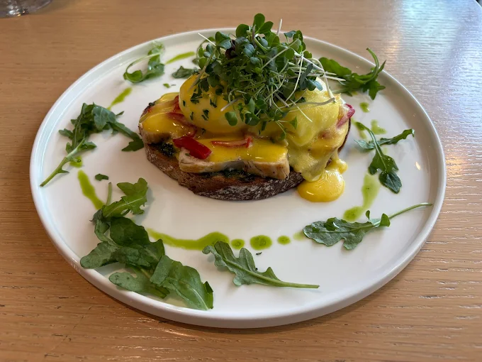 Benedict Salmon and Cream Cheese at SOHO Kitchen + Wine in Exchange District, Winnipeg